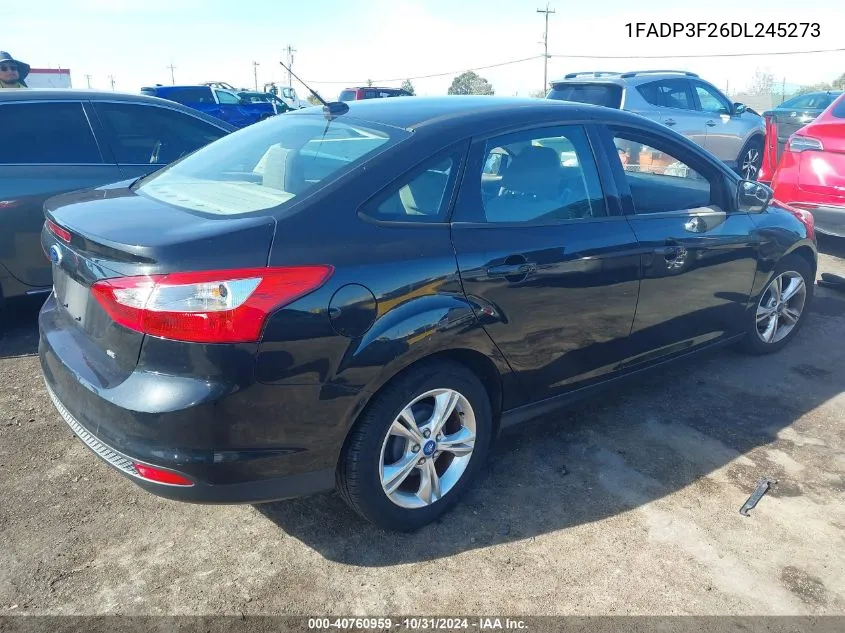 2013 Ford Focus Se VIN: 1FADP3F26DL245273 Lot: 40760959