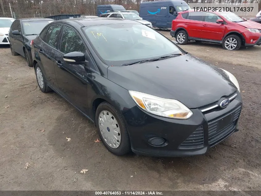 2013 Ford Focus Se VIN: 1FADP3F21DL174337 Lot: 40764053