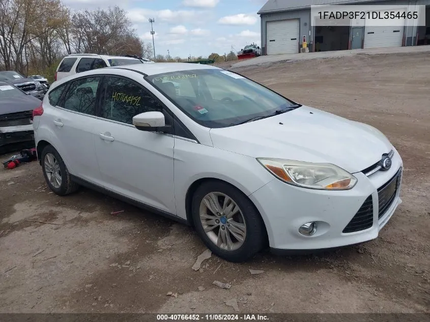 2013 Ford Focus Se VIN: 1FADP3F21DL354465 Lot: 40766452