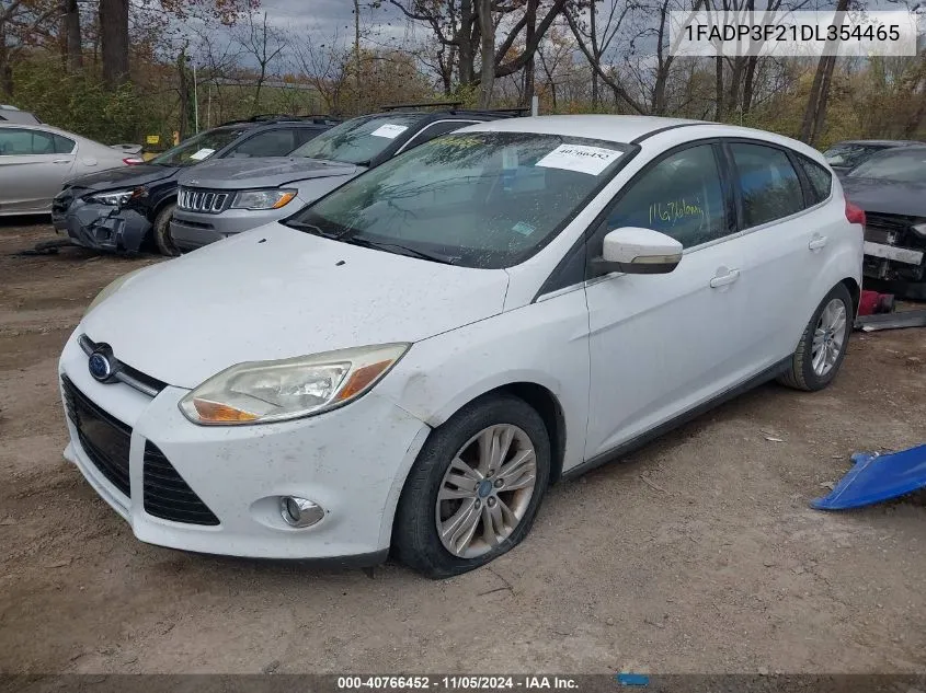 2013 Ford Focus Se VIN: 1FADP3F21DL354465 Lot: 40766452