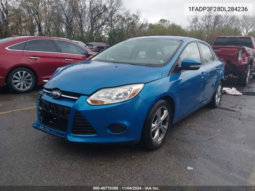 2013 Ford Focus Se VIN: 1FADP3F28DL284236 Lot: 40770388