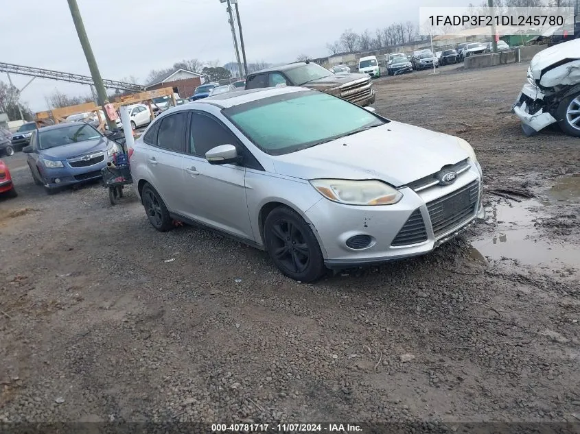 2013 Ford Focus Se VIN: 1FADP3F21DL245780 Lot: 40781717