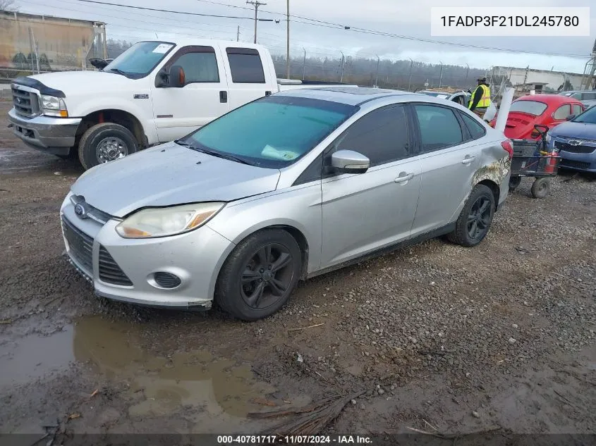 2013 Ford Focus Se VIN: 1FADP3F21DL245780 Lot: 40781717