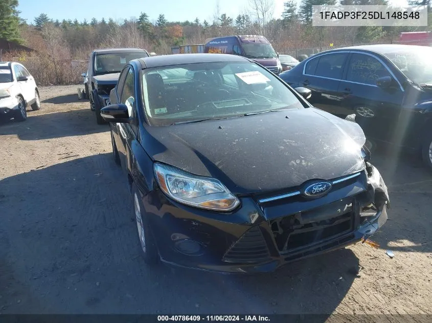 2013 Ford Focus Se VIN: 1FADP3F25DL148548 Lot: 40786409