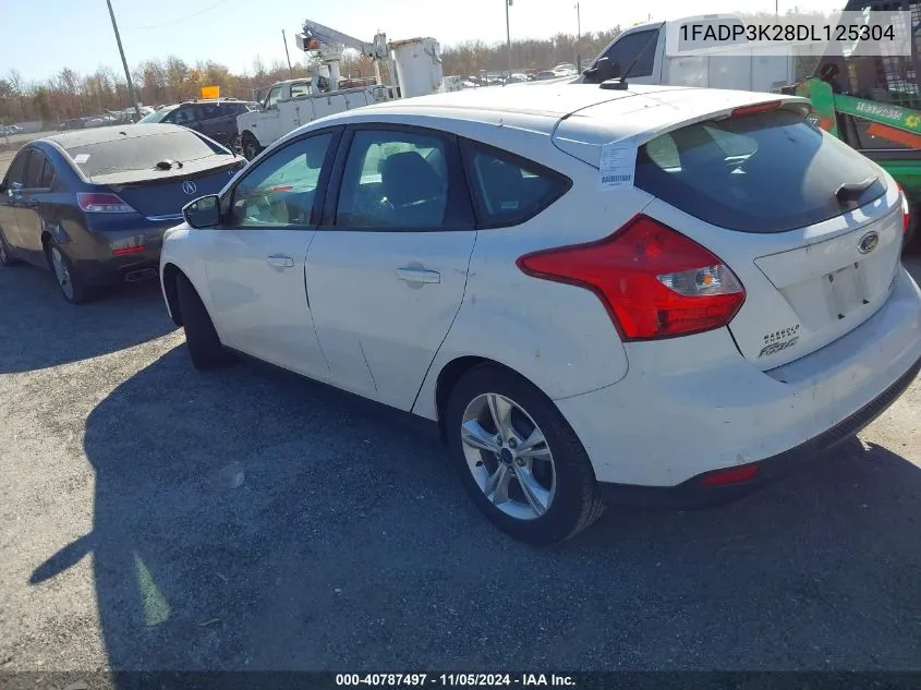 2013 Ford Focus Se VIN: 1FADP3K28DL125304 Lot: 40787497