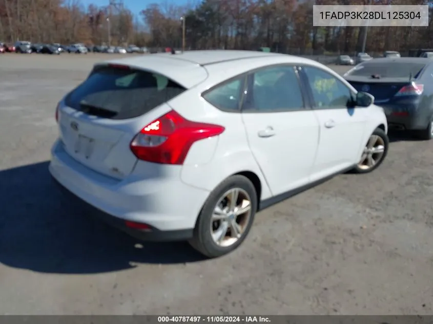 2013 Ford Focus Se VIN: 1FADP3K28DL125304 Lot: 40787497