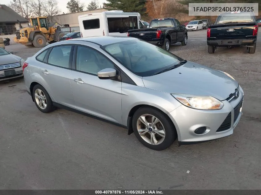 2013 Ford Focus Se VIN: 1FADP3F24DL376525 Lot: 40797876