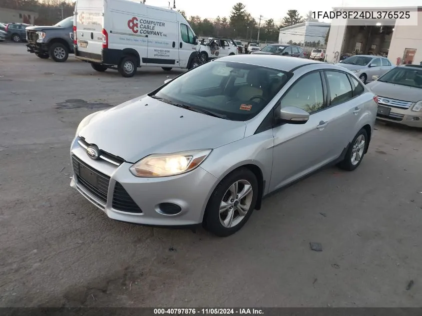 2013 Ford Focus Se VIN: 1FADP3F24DL376525 Lot: 40797876