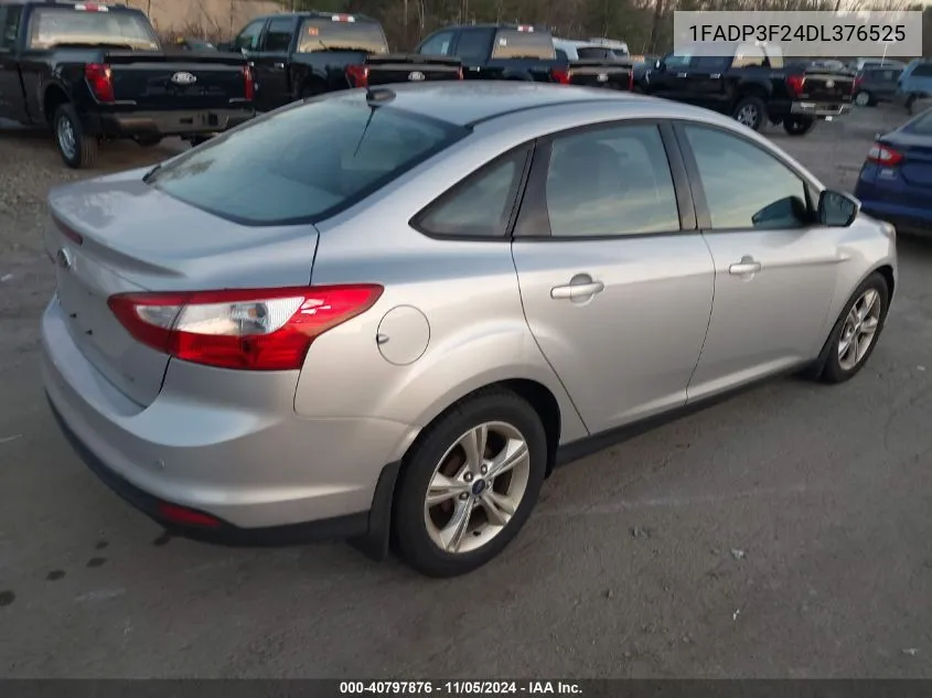 2013 Ford Focus Se VIN: 1FADP3F24DL376525 Lot: 40797876