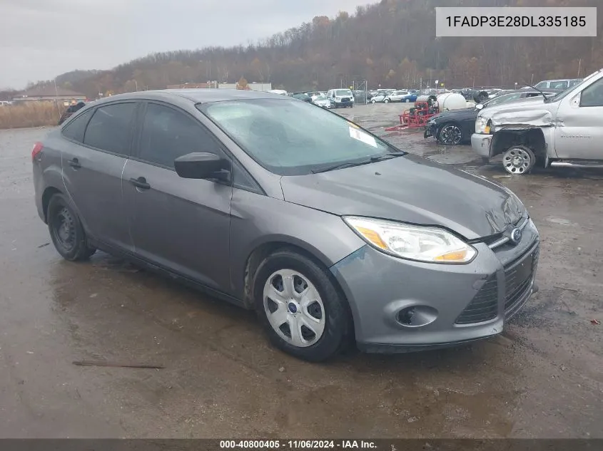 2013 Ford Focus VIN: 1FADP3E28DL335185 Lot: 40800405