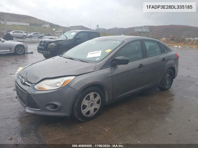 2013 Ford Focus VIN: 1FADP3E28DL335185 Lot: 40800405