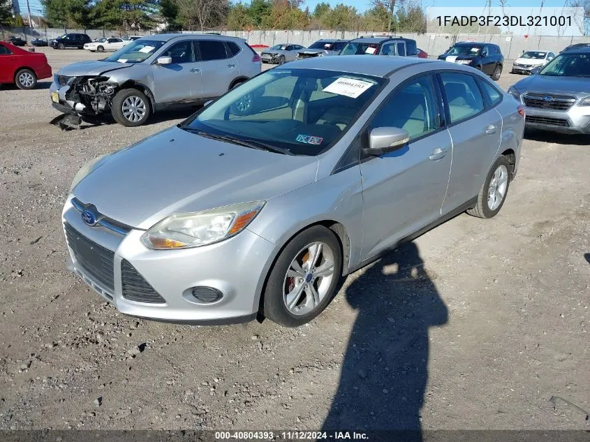 2013 Ford Focus Se VIN: 1FADP3F23DL321001 Lot: 40804393