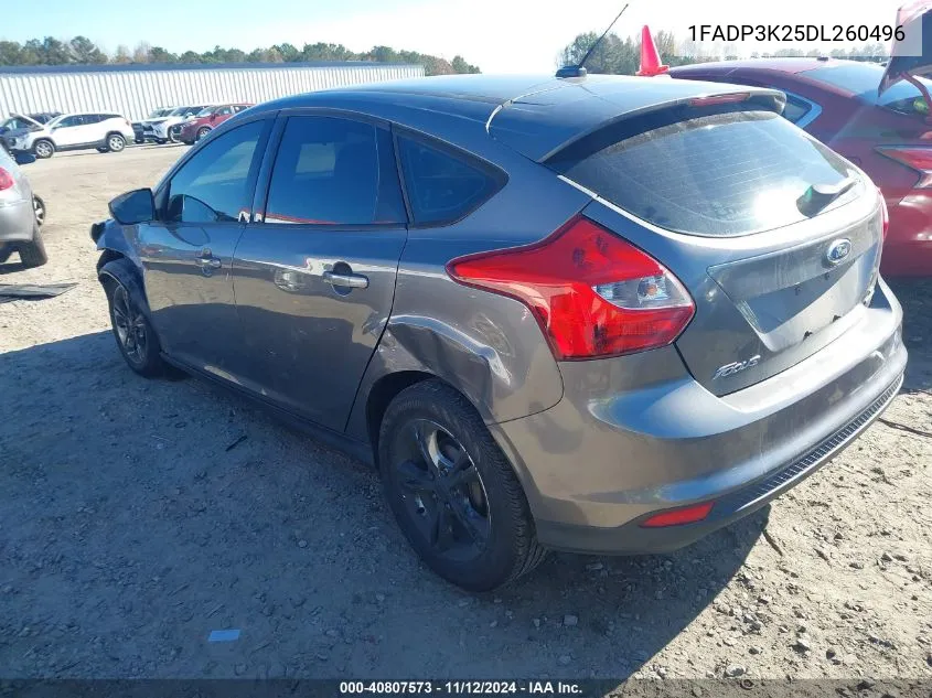 2013 Ford Focus Se VIN: 1FADP3K25DL260496 Lot: 40807573