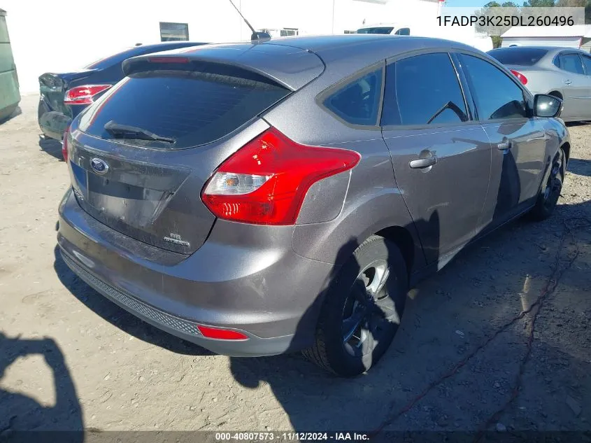 2013 Ford Focus Se VIN: 1FADP3K25DL260496 Lot: 40807573