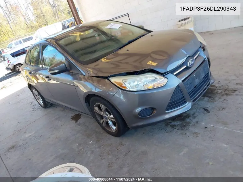 2013 Ford Focus Se VIN: 1FADP3F26DL290343 Lot: 40808044