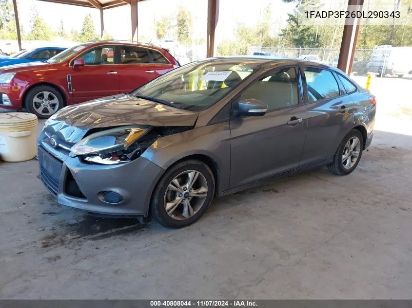 2013 Ford Focus Se VIN: 1FADP3F26DL290343 Lot: 40808044