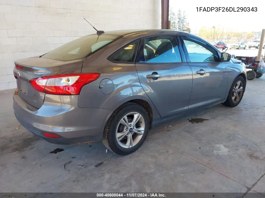 2013 Ford Focus Se VIN: 1FADP3F26DL290343 Lot: 40808044