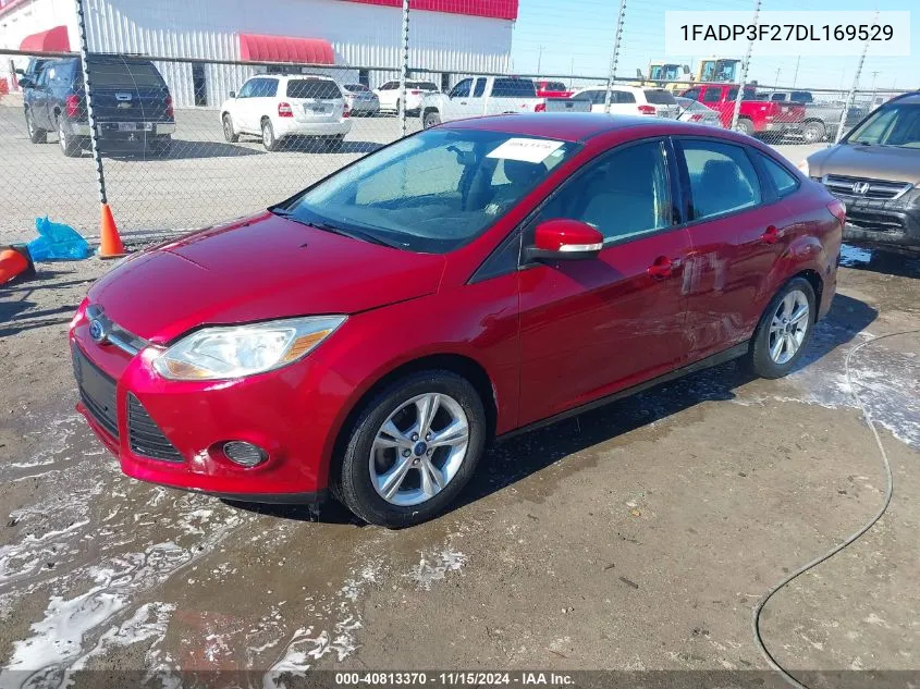 2013 Ford Focus Se VIN: 1FADP3F27DL169529 Lot: 40813370