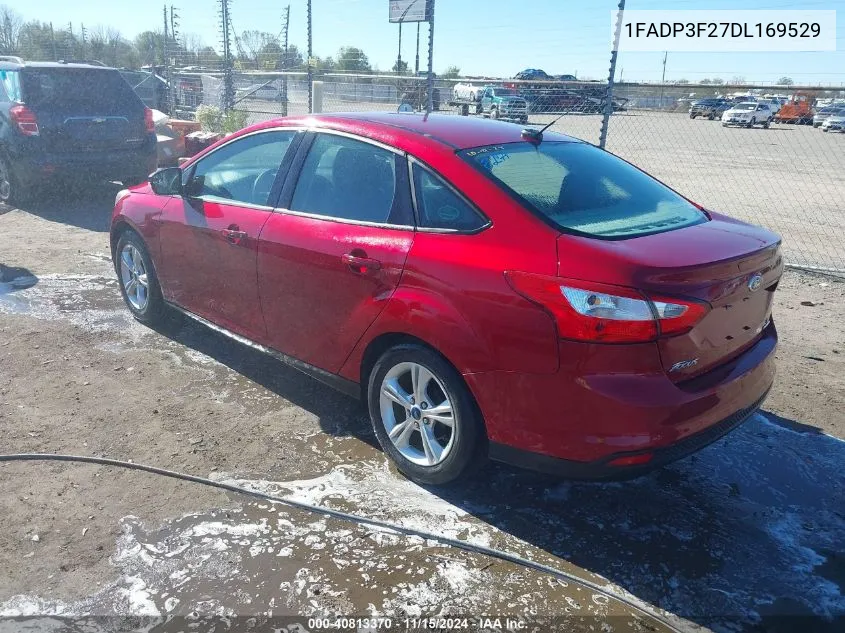 2013 Ford Focus Se VIN: 1FADP3F27DL169529 Lot: 40813370