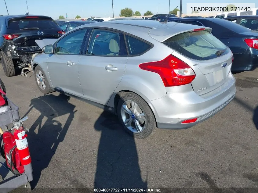 2013 Ford Focus Se VIN: 1FADP3K20DL271440 Lot: 40817722