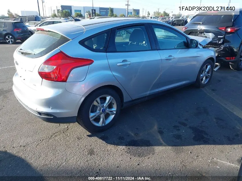 2013 Ford Focus Se VIN: 1FADP3K20DL271440 Lot: 40817722