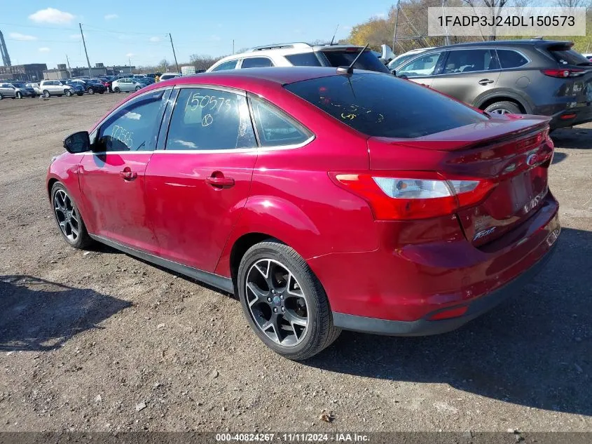 2013 Ford Focus Titanium VIN: 1FADP3J24DL150573 Lot: 40824267