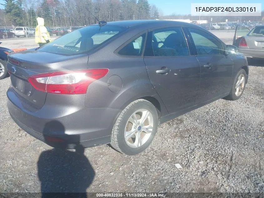 2013 Ford Focus Se VIN: 1FADP3F24DL330161 Lot: 40832335