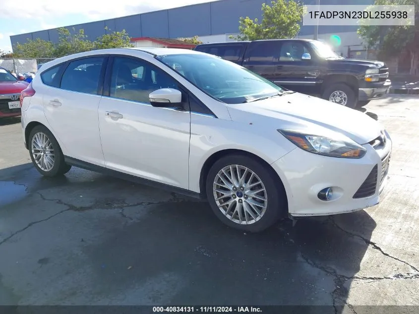 2013 Ford Focus Titanium VIN: 1FADP3N23DL255938 Lot: 40834131