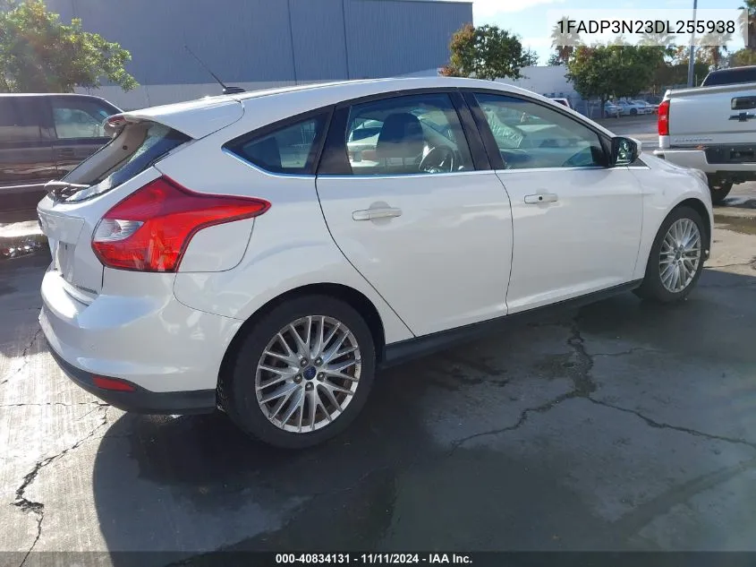 2013 Ford Focus Titanium VIN: 1FADP3N23DL255938 Lot: 40834131