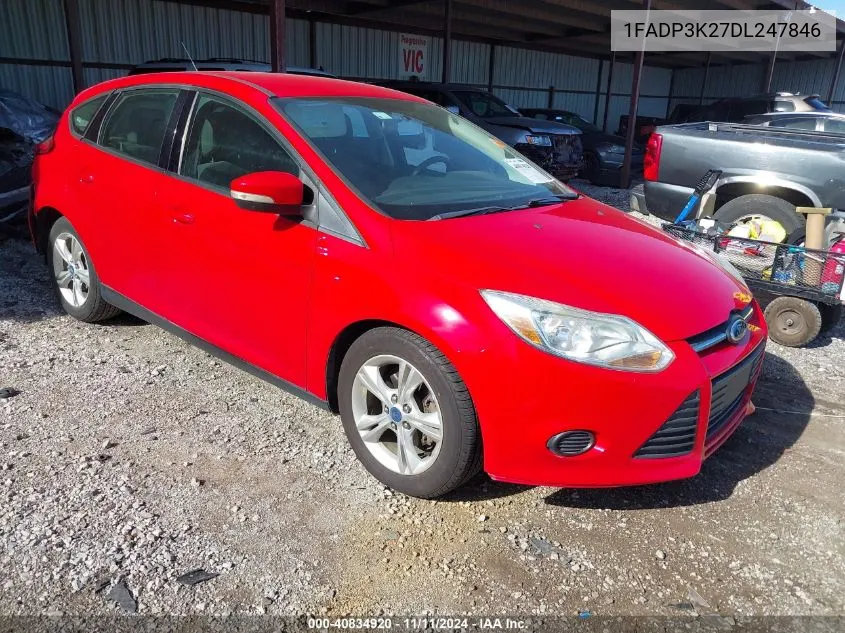 2013 Ford Focus Se VIN: 1FADP3K27DL247846 Lot: 40834920