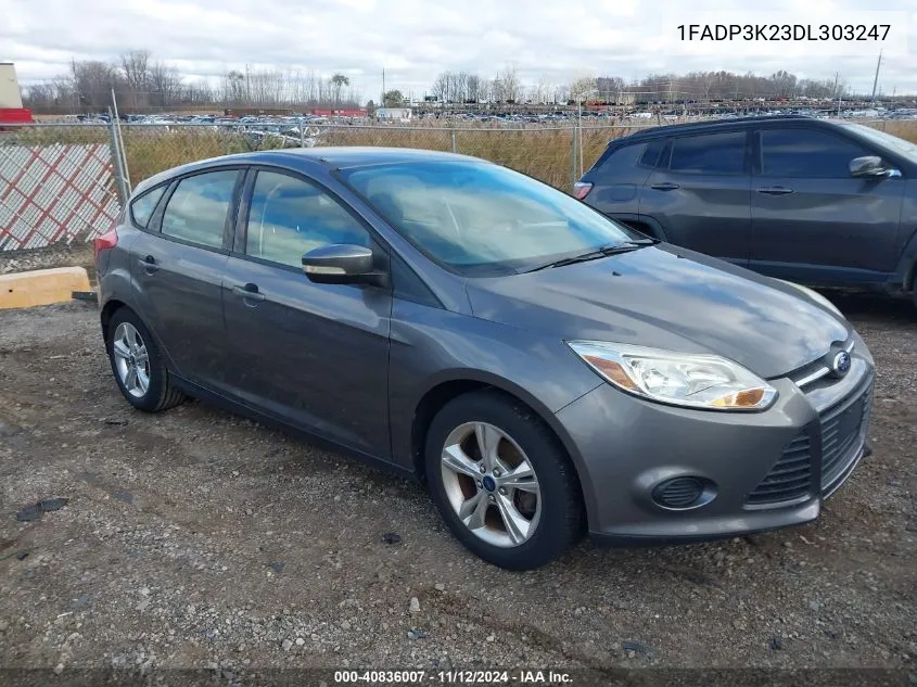 2013 Ford Focus Se VIN: 1FADP3K23DL303247 Lot: 40836007