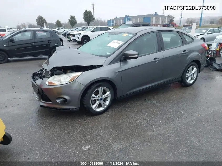 2013 Ford Focus Se VIN: 1FADP3F22DL373090 Lot: 40838096