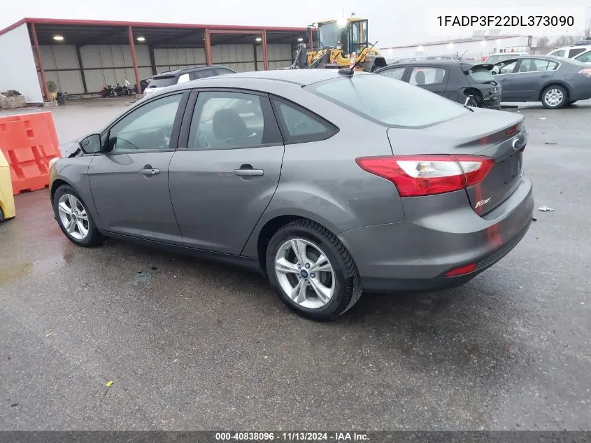 2013 Ford Focus Se VIN: 1FADP3F22DL373090 Lot: 40838096