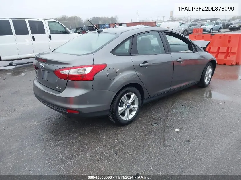 2013 Ford Focus Se VIN: 1FADP3F22DL373090 Lot: 40838096