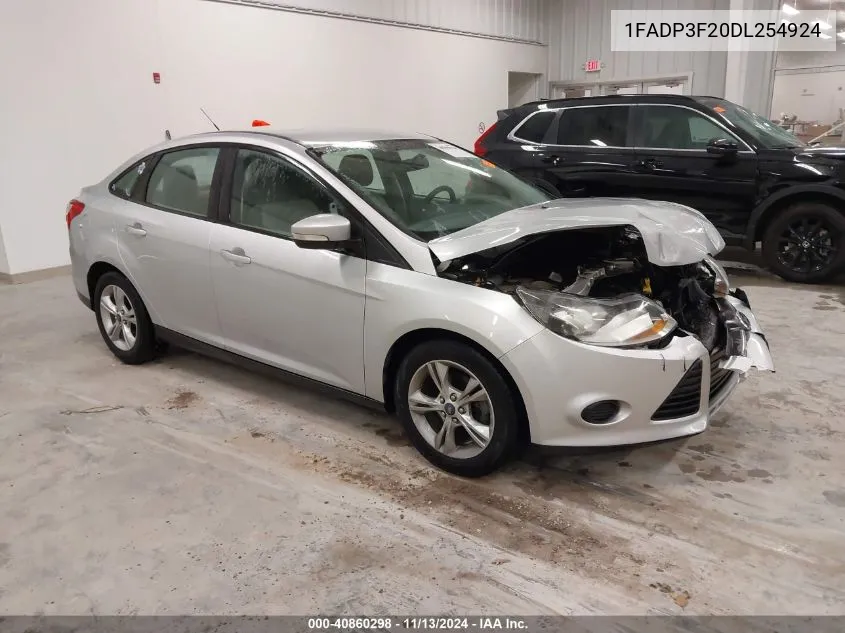 2013 Ford Focus Se VIN: 1FADP3F20DL254924 Lot: 40860298