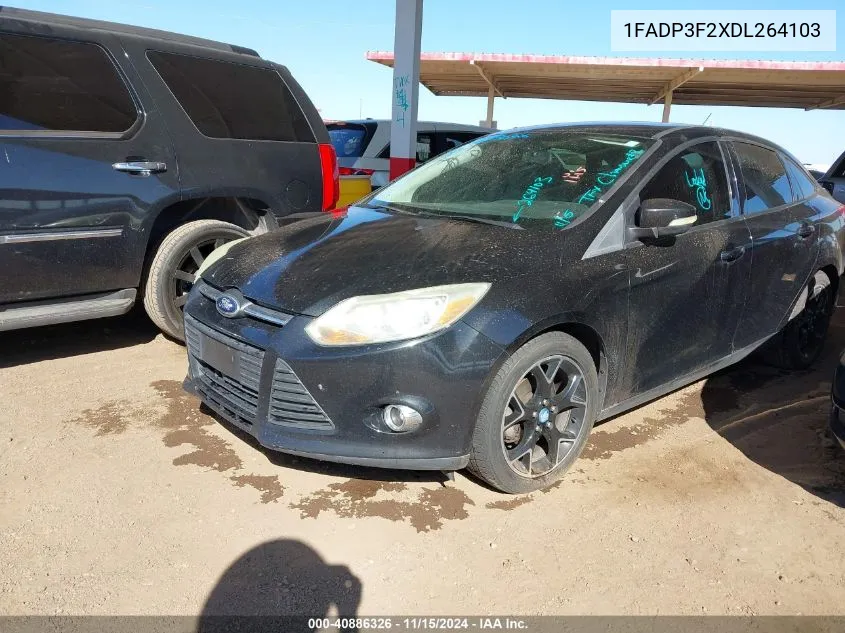 2013 Ford Focus Se VIN: 1FADP3F2XDL264103 Lot: 40886326