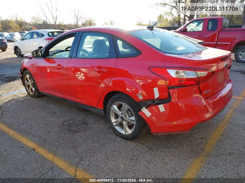 1FADP3F22DL311706 2013 Ford Focus Se