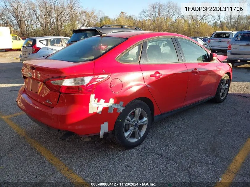 1FADP3F22DL311706 2013 Ford Focus Se