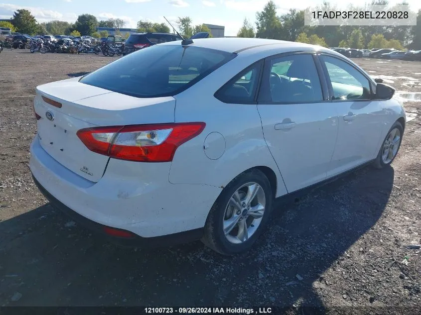 1FADP3F28EL220828 2014 Ford Focus Se