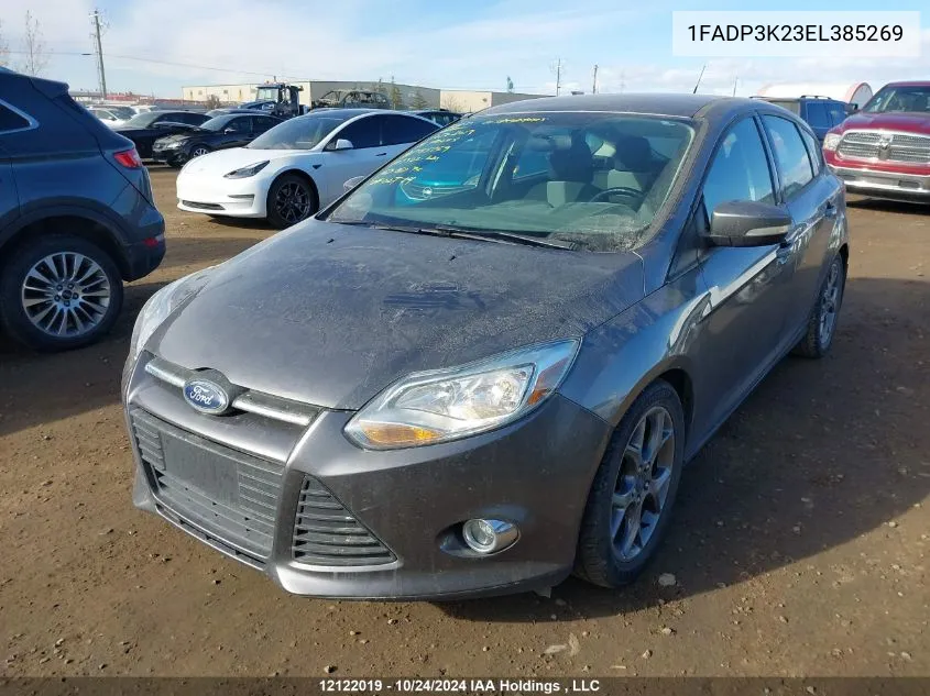 2014 Ford Focus Se VIN: 1FADP3K23EL385269 Lot: 12122019