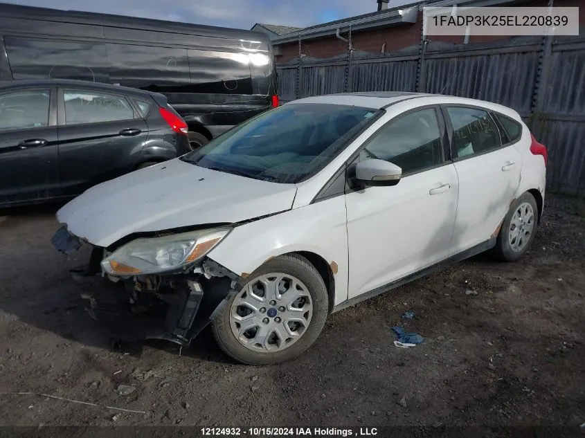 2014 Ford Focus Se VIN: 1FADP3K25EL220839 Lot: 12124932