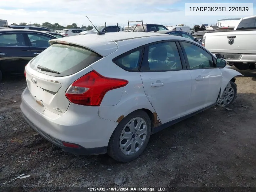 2014 Ford Focus Se VIN: 1FADP3K25EL220839 Lot: 12124932