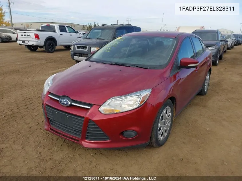 2014 Ford Focus Se VIN: 1FADP3F27EL328311 Lot: 12125071