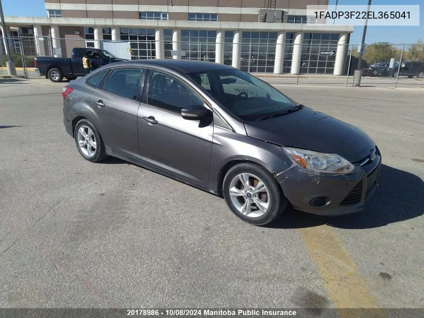 1FADP3F22EL365041 2014 Ford Focus Se