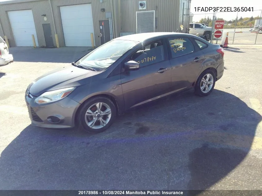 1FADP3F22EL365041 2014 Ford Focus Se