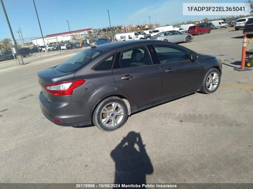 1FADP3F22EL365041 2014 Ford Focus Se