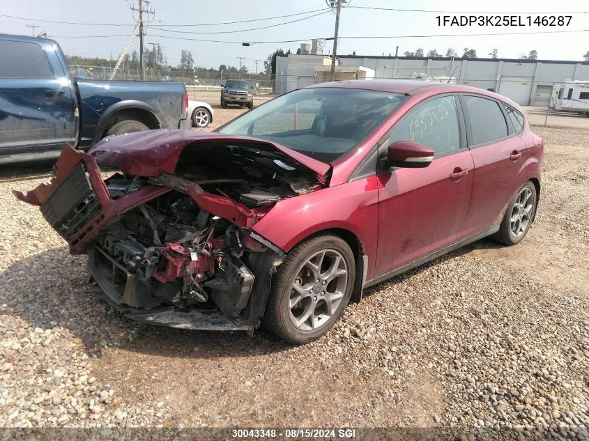 2014 Ford Focus Se VIN: 1FADP3K25EL146287 Lot: 30043348