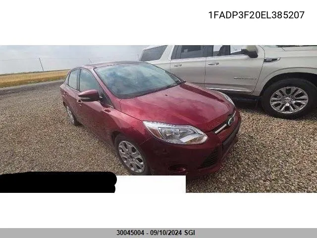 1FADP3F20EL385207 2014 Ford Focus Se