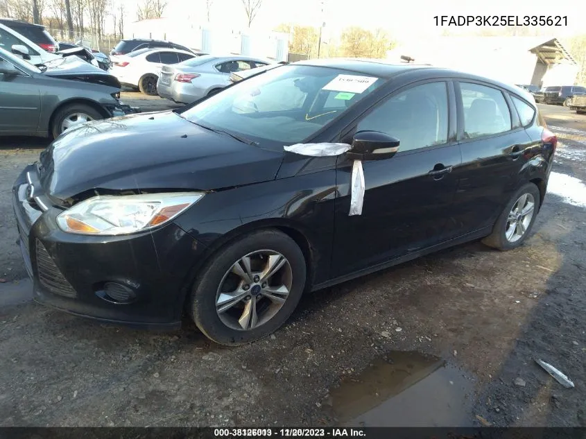 2014 Ford Focus Se VIN: 1FADP3K25EL335621 Lot: 35307509