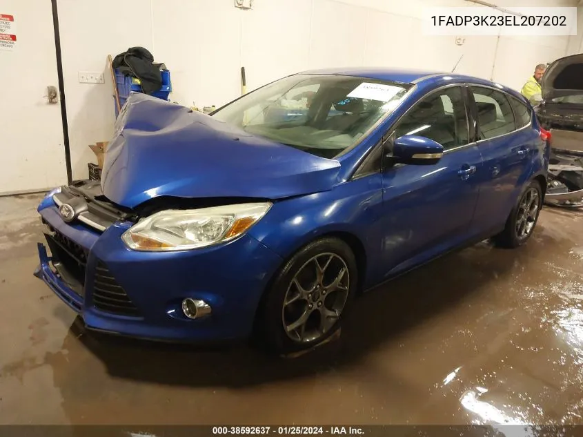 2014 Ford Focus Se VIN: 1FADP3K23EL207202 Lot: 38592637